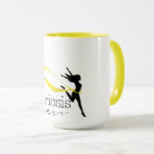 Endometriosis-Bewusstseins-kombinierte Tasse (VorderseiteRechts)