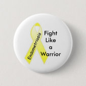 Endometriosis-Bewusstseins-Monats-Button Button (Vorderseite)