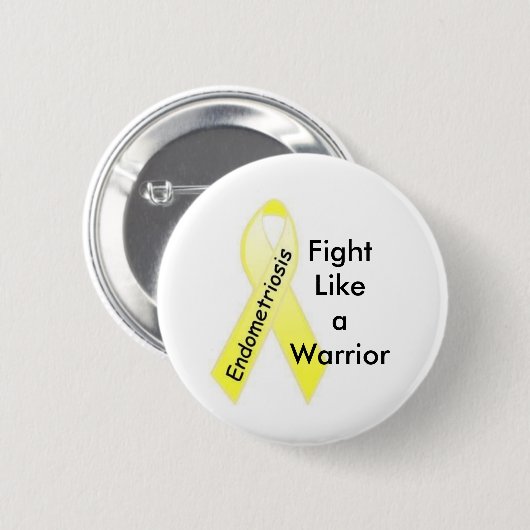Endometriosis-Bewusstseins-Monats-Button Button (Vorne & Hinten)