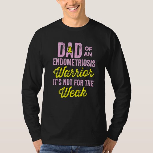 Endometriosis Endo Survivor Dad Warrior 1 T-Shirt (Vorderseite)
