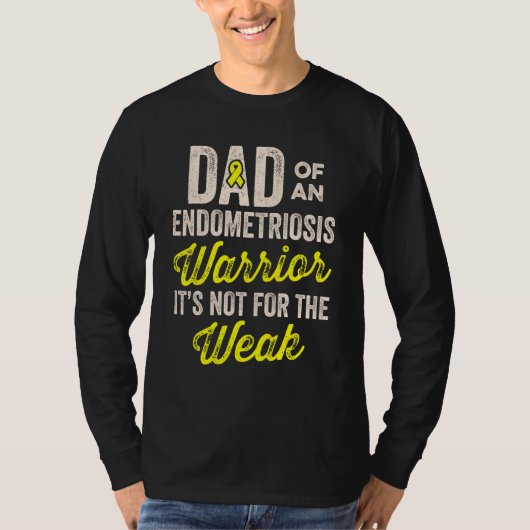 Endometriosis Endo Survivor Dad Warrior 2 T-Shirt (Vorderseite)