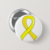 Endometriosis-gelbes Band 3 Button (Vorne & Hinten)