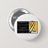 Endometriosis-gelbes Band Button (Vorne & Hinten)