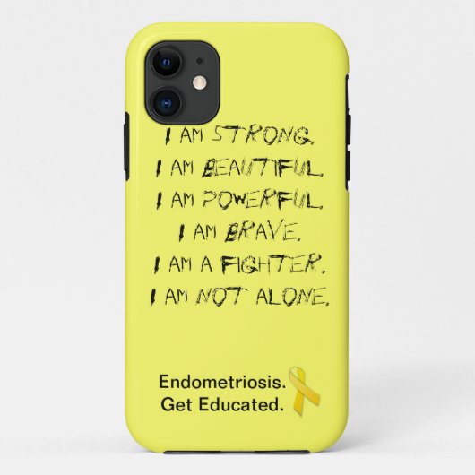 Endometriosis: Ich bin iPhone Abdeckung Case-Mate iPhone Hülle (Rückseite)