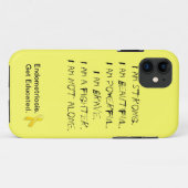Endometriosis: Ich bin iPhone Abdeckung Case-Mate iPhone Hülle (Rückseite (Horizontal))