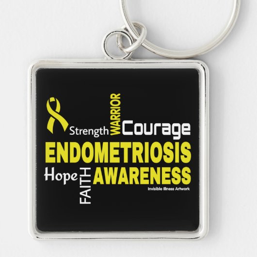 Endometriosis Keychain Schlüsselanhänger (Vorne)