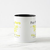 Endometriosis-Stammes- Band-Held Tasse (Zentrum)