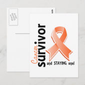 Endometriumkrebserkrankung 19 postkarte (Vorne/Hinten)