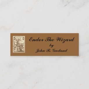 Endor Wizardsepia, Endor der Zauberer, byJohn R. Mini Visitenkarte