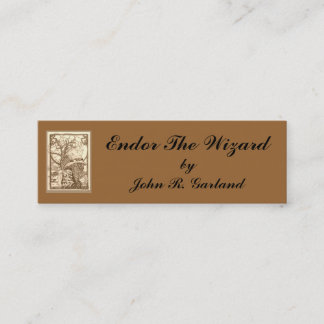 Endor Wizardsepia, Endor der Zauberer, byJohn R.… Mini Visitenkarte