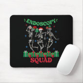 Endoscopy Nurse Squad Christmas Skeleton Dancing G Mousepad (Mit Mouse)