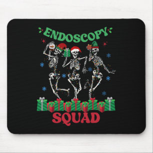 Endoscopy Nurse Squad Christmas Skeleton Dancing G Mousepad