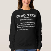 Endoscopy Tech Sarcastic Definition Endo Nurse Sweatshirt (Vorderseite)