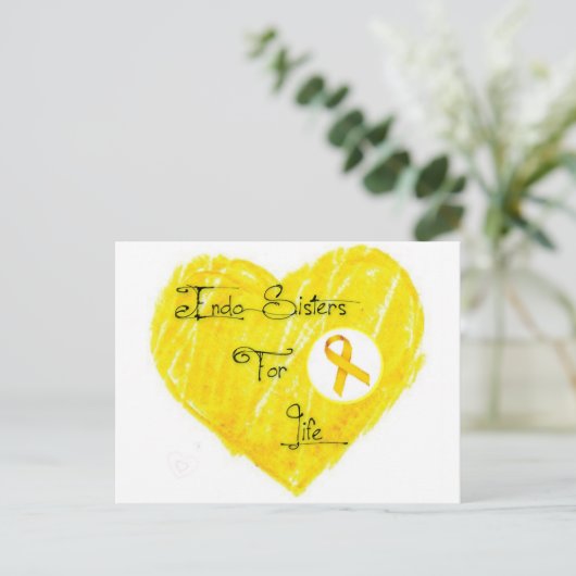 EndoSistersForLife Postkarte (Stehend Vorderseite)