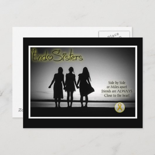 EndoSistersFreundschaft Postkarte (Vorne/Hinten)