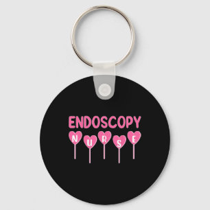 Endoskopie-Krankenschwester Herzen Candy Valentins Schlüsselanhänger