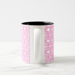 Endpaper-Buchmuster Zweifarbige Tasse