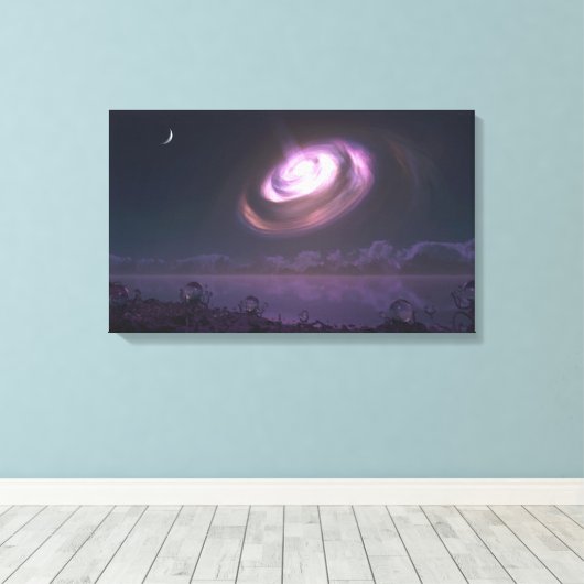 Endpunkt Leinwanddruck (Insitu (Holzboden))