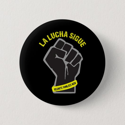 Endreinigung La Lucha Sigue Kampf Resi Button (Vorderseite)