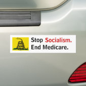 Endsozialismus - Ende Medicare Autoaufkleber (Auf Auto)