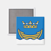 Endspiel der Helsinki-Stadt-Flagge Magnet (Vorderseite/Rückseite)