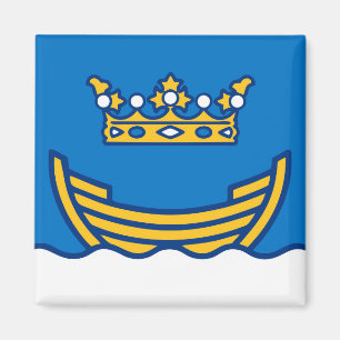 Endspiel der Helsinki-Stadt-Flagge Magnet