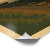 Endstation der Transsibirischen Eisenbahn Poster (Ecke)