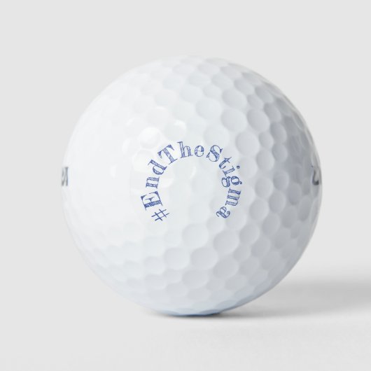#EndTheStigma Korman Productions YouTube Channel Golfball (Vorderseite)