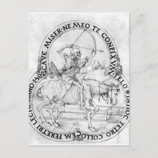 Endtod von Albrecht Durer Postkarte (Vorderseite)