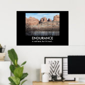 ENDURANCE Demotivationspaket Poster (Heimbüro)