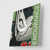 ENDURANCE - FIN #6 QUADRATISCHE WANDUHR (Winkel)