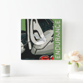 ENDURANCE - FIN #6 QUADRATISCHE WANDUHR (Zuhause)