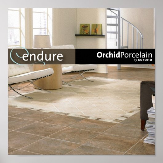 Endure Series 15"x15" Poster (Vorne)