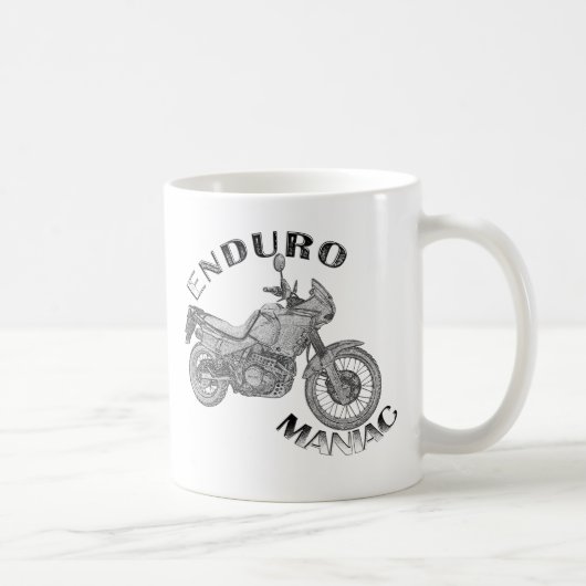 Enduro Maniac - Radfahrer Kaffeetasse (Rechts)