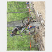 Enduro Mountain Bike Race Fleecedecke (Vorderseite)