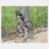 Enduro Mountain Bike Race Fleecedecke (Vorderseite (Horizontal))