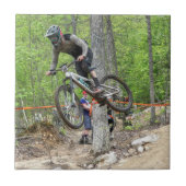 Enduro Mountain Bike Race Fliese (Vorderseite)