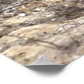 Enduro Mountain Bike Race Poster (Ecke)