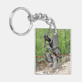 Enduro Mountain Bike Race Schlüsselanhänger (Vorderseite links)