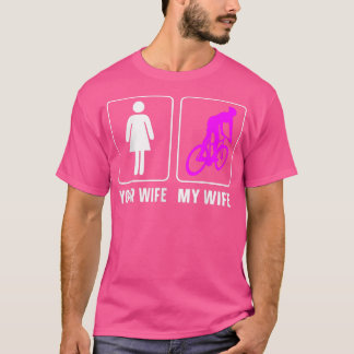 Enduro MTB Mountain Bike Reiten Ehefrau Husb T-Shirt