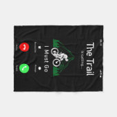 Enduro Mtb Mountain Bike Riding Downhill Phone Dis Fleecedecke (Vorderseite (Horizontal))