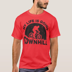 Enduro MTB Mountainbike Fahren Bergab Vintage M T-Shirt