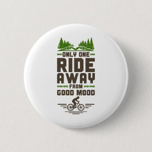 Enduro Mtb Mountainbike Fahren Bergab Vintage O Button