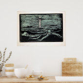 Endvard Munch Mystical Shore Poster (Küche)