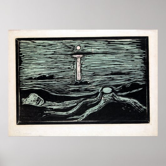 Endvard Munch Mystical Shore Poster (Vorne)
