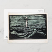Endvard Munch Mystical Shore Postkarte (Vorne/Hinten)
