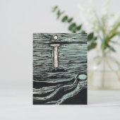 Endvard Munch Mystical Shore Postkarte (Stehend Vorderseite)