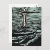 Endvard Munch Mystical Shore Postkarte (Vorne/Hinten)