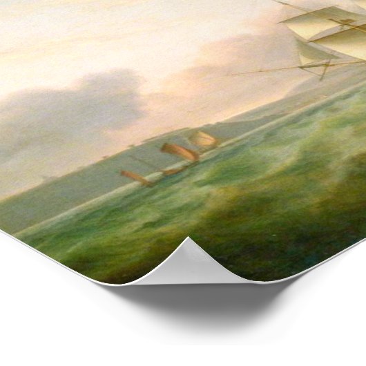 Endymion von Plymouth von Thomas Luny Poster (Ecke)