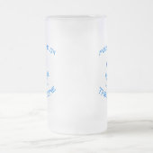 EndzoneFrisbee Mattglas Bierglas (Mittel)